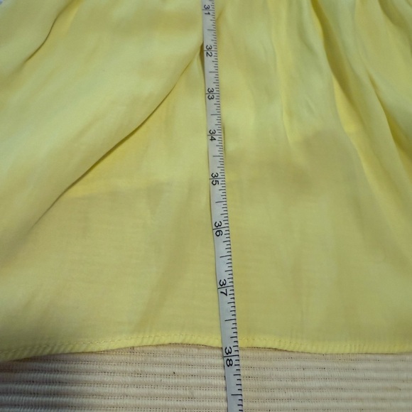 DO+BE Yellow Ruched Ruffled Halter Sundress - Picture 5 of 7
